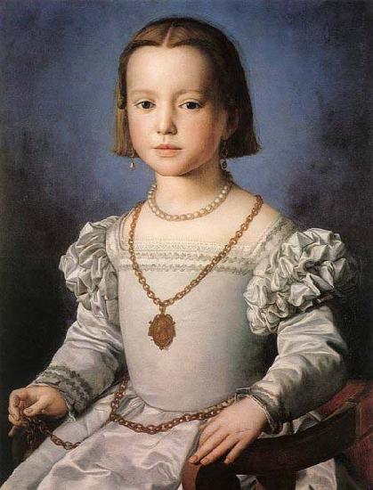 BRONZINO, Agnolo The Illegitimate Daughter of Cosimo I de' Medici oil painting picture